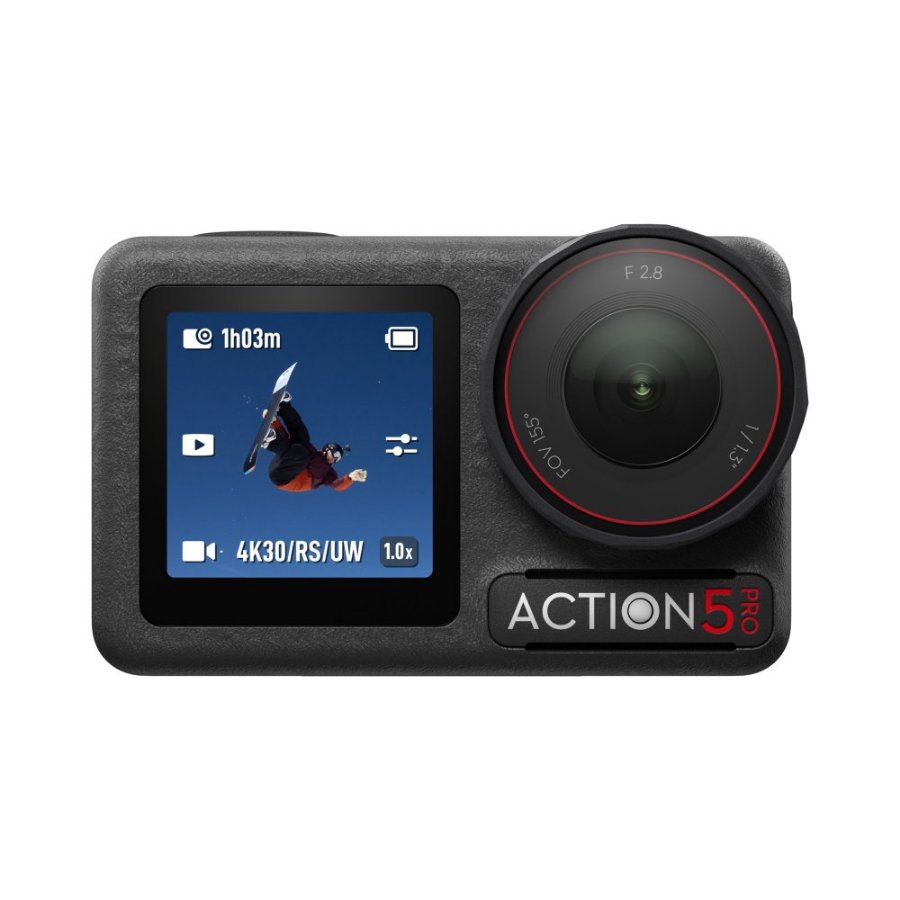 DJI Osmo Action 5 Pro z dvema zaslonoma na dotik