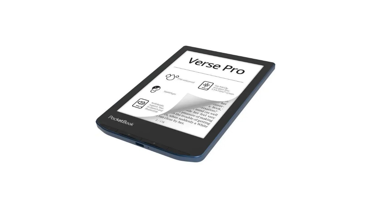 PocketBook Verse Pro: vodoodporni e-bralnik z zaslonom E Ink Carta in Bluetooth